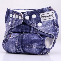 Babyhug Reusable Cloth Diaper With SmartDry Inserts - Blue image 2