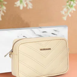 WOMEN MARKS PU Oversized Structured Sling Bag with Quilted-18