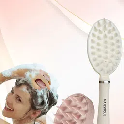 MAJESTIQUE Set Of 2 Cleansing Hair Brush & Scalp Massager-15
