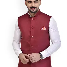 Eliq Mandarin Collar Nehru Jacket-picture-17