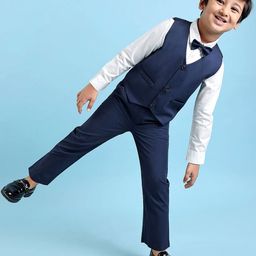 Mark & Mia Boys Blue 4-Piece Suit-picture-35