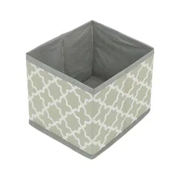 HOKIPO Grey & White Foldable Regular Multi-Utility Organisers-33