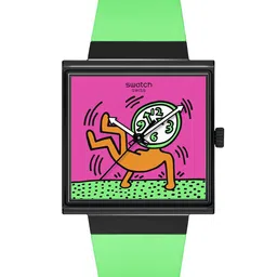 Swatch Unisex Printed Dial & Straps Analogue Watch SO34Z102-62