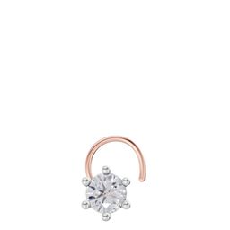 Sparkles Lab Grown Diamond 0.06 Carat Round Shape 6 Prong Solitaire Diamond Nose Pin-image-92