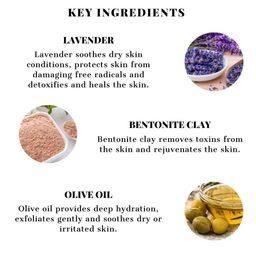 IRIS COSMETICS Rejuvenating Lavender Clay Mask-50g image 3