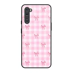 QRIOH Bowtique Pattern Printed OnePlus Nord Back Case Mobile Accessories-picture-42