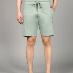 The Roadster Lifestyle Co Men Pure Cotton Mid Rise Lounge Shorts-image-58