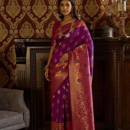 Dori Woven Design Zari Banarasi Festive Saree-image-20