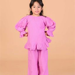Nature Nook Kids Girls Top with Trousers-image-71