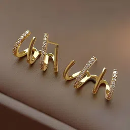Goho Contemporary Hoop Earrings-image-10