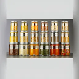 Aura Silver-Toned Set of 6 Regular Multi-Utility Organisers image 5