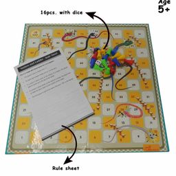 Pegasus 2 in 1 Ludo and Snakes & Ladder Board Game - Multicolor image 3