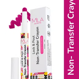 MILA BEAUTE Lock & Pout Matte Crayon Lipstick With Shea Butter - 1.25 g - Match My Vibe-8