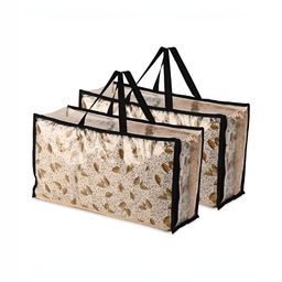 RUBOXA Transparent & Black 2 Pieces Storage Bags With Zip-image-71