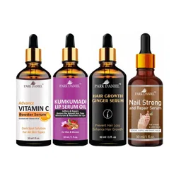 Park Daniel Set Of 4 Serums for Face Lips Nails & Hair - 30ml Each-22
