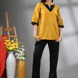 Charukriti Women's Solid Co-Ord Set-image-58