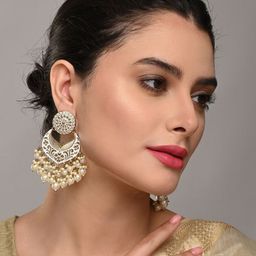 Anvik Artificial Beaded Crescent Shaped Chandbalis image 5