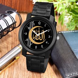 CSAMON Men Printed Dial & Straps Analogue Watch PandoBLK Islamic NUM01 CD_SH-18