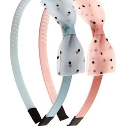 Stoln Set Of 2 Bow Designed Printed Hair Bands image 3