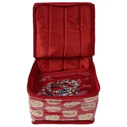 Kuber Industries Maroon Set of 1 Regular Multi-Utility Organisers image 2