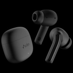 urbn Beat 650 TWS Earbuds with Environmental Noise Cancellation (IPX5 Water Resistant, Fast Charging, Black)-23