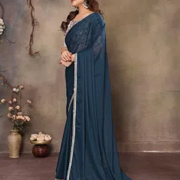 AMRUTKALA SAREES Sequinned Saree image 3