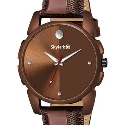 Skylark Men Leather Textured Straps Analogue Watch sky-114-image-72