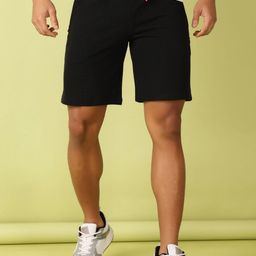 V-Mart MenSolid Regular Fit Shorts-picture-17