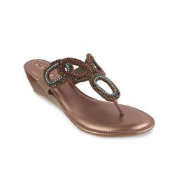 Catwalk Women Embellished Open Toe Wedge Sandals-image-34