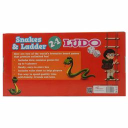 Pegasus 2 in 1 Ludo and Snakes & Ladder Board Game - Multicolor image 4