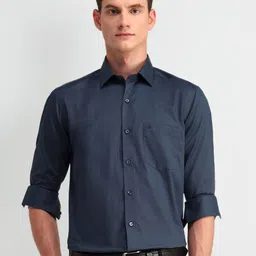 Arrow Men Manhattan Spread Collar Micro Ditsy Printed Cotton Slim Fit Formal Shirt-picture-8