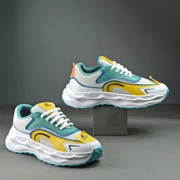 Corsac Men Colourblocked Sneakers-picture-13