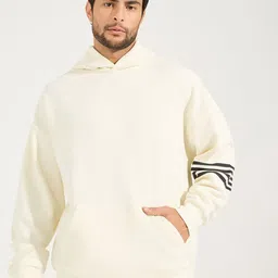 Styli Men Oversized Striped Panel Heavy Hoodie-image-36