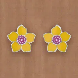 Nipura Floral Studs Earrings-image-58