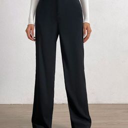Visit Wear Women High-Rise Regular Fit Trousers-image-88