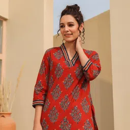 Rain & Rainbow Print Cotton Top-picture-19