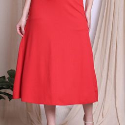 NEUDIS Women Midi A-Line Skirt-image-83