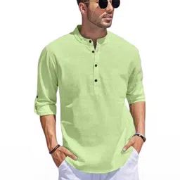 Classycollar Men Cotton Straight Kurtas-picture-36