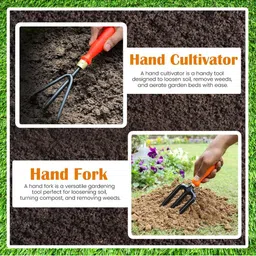 Go Hooked Pack of 4 Rust Resistant Gardening Tool Kit image 5