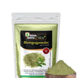 Online Quality StorePure & Natural Herbal Bhringraj Powder For Hair - 300 g-image-90