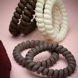VOGUE PANASH Women Set of 6 Embellished Ponytail Holders-48