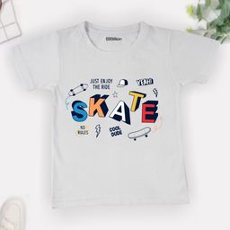 Billion Boys Printed Bio Finish Applique T-shirt-image-85