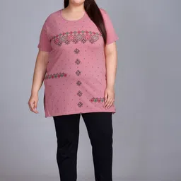IN Love Women Round Neck T-shirt Night suit-image-40