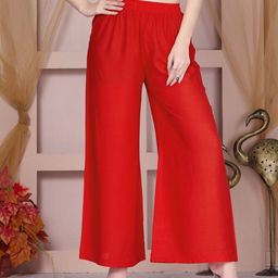 Vivika Women Flared Palazzos-image-91