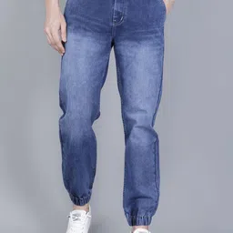 INDIROCKS Men Mid-Rise Light Fade Stretchable Jeans-image-97