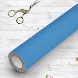 ArtzFolio Printed UV-Resistant Anti-Bacterial Blues & Cyans Family Steel Blue Colour Peel & Stick Wallpaper-image-16