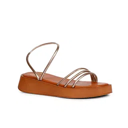 Viviblu Women Leather Flatform Heel Sandals-21