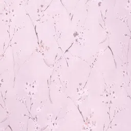 HOMEMATES Pink & White Floral Printed Waterproof Peel Stick Self Adhesive Wallpaper-24
