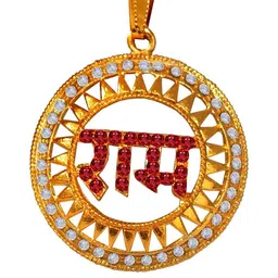 Airtick Gold-Plated Circular Pendants-54