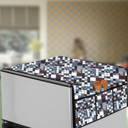 The Furnishing Tree Grey Printed Refrigerator Cover-picture-14